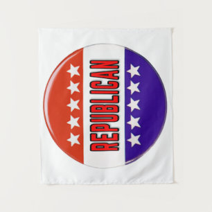 Tenture Bouton républicain