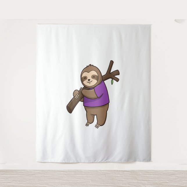 Tenture Branche de l'arbre d'accrochage de la fente portan (Devant)