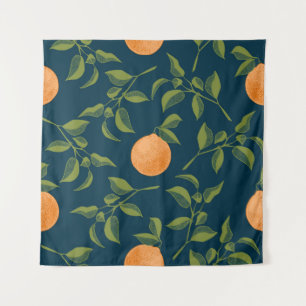 Tenture Branches d'agrumes Arrière - plans foncés