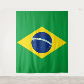 Tenture Brazil Flag World Cup 2026 Football Brasil Soccer
