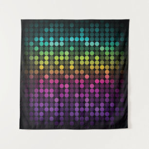 Tenture Bright Multicolor Vintage Art Abstrait