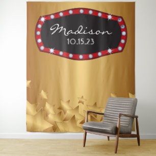 Tenture BROADWAY MARQUEE Photo-Op Backdrop