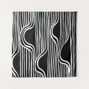Tenture Brosse le motif de grunge. Vintage blanc et noir.
