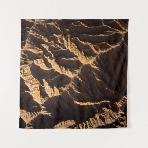 Tenture Brown and black sand in the morning