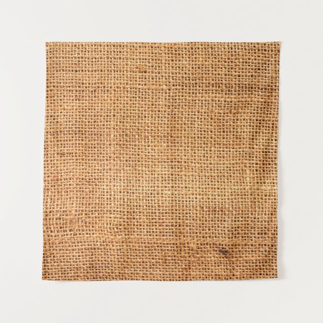 Tenture Brown burlap cloth background or sack cloth (Devant)