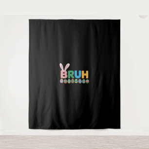 Tenture Bruh Bunny Pâques mème mignon Pour Enfants _12