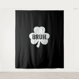 Tenture Bruh Meme Drôle Dire Bro Salutation Ado Garçon St