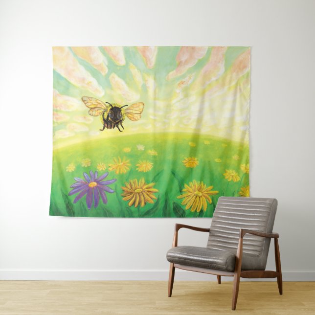 Tenture Bumblebee sur l'Horizon (En situation (horizontale))
