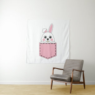 Tenture Bunny de poches