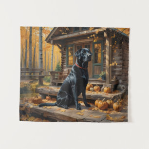 Tenture Cabine du journal de l'extracteur Black Labrador A