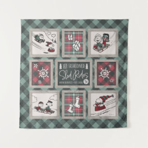 Tenture cacahuètes   Ancien Motif de traîneau