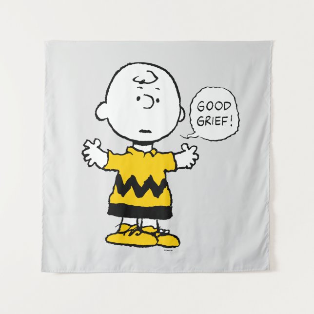 Tenture cacahuètes | Good Grief Charlie Brown (Devant)
