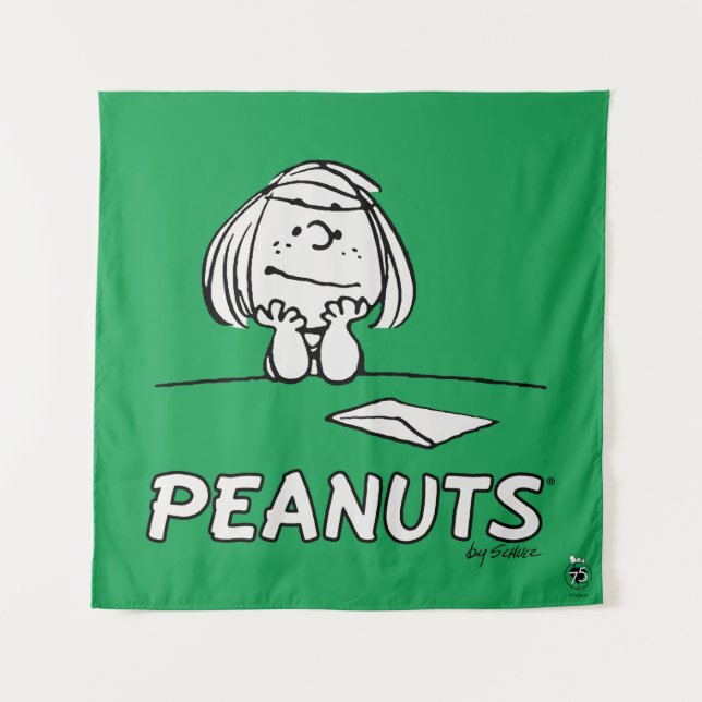 Tenture cacahuètes | Pepperment Patty Thoughts (Devant)