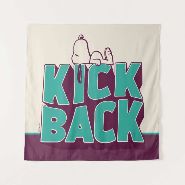 Tenture cacahuètes | Snoopy Kickback (Devant)