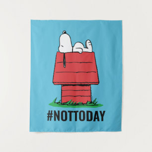 Tenture cacahuètes   Snoopy Napping