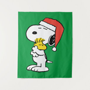 Tenture cacahuètes Snoopy & Woodstock