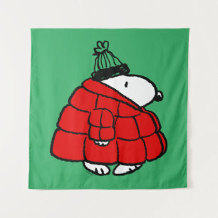 Tenture cacahuètes   Veste Snoopy Red Puffer
