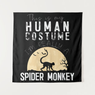 Tenture Cadeau Araignée Costume Humain Halloween Araigné