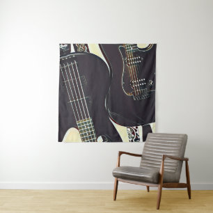 Tenture Cadeau d'anniversaire pour guitariste vintage