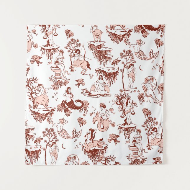 Tenture Cadeau d'astrologie de modèle de toile de signe de (Devant)