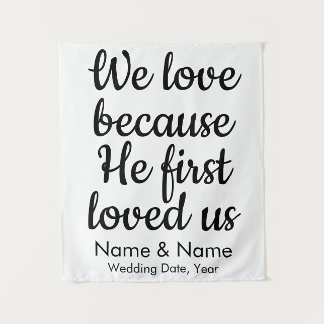 Tenture Cadre mariage pour la cérémonie chrétienne Décor d (Devant)