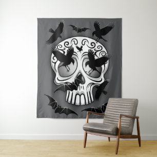 Tenture Calaveras décoratives Halloween
