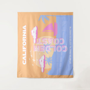 Tenture Californie, Plage, Art du voyage