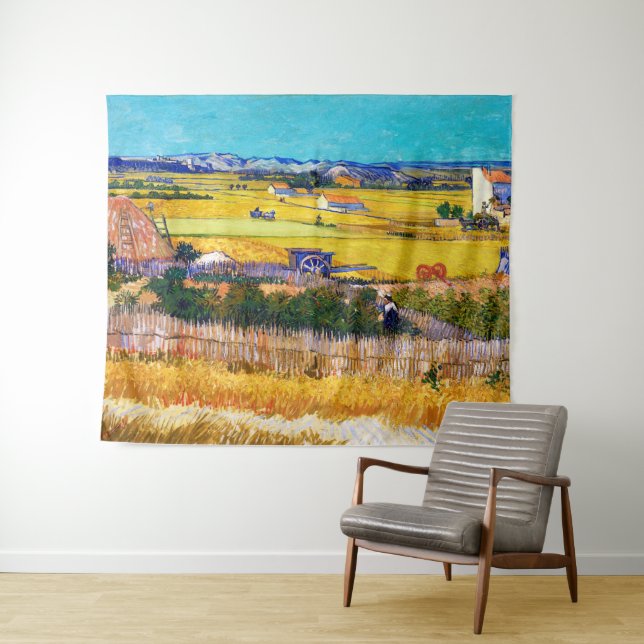 Tenture Campagne d'automne, Van Gogh (En situation (horizontale))