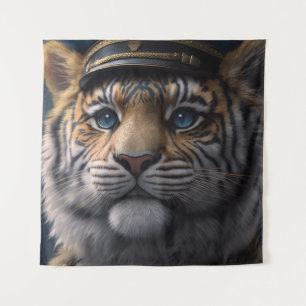 Tenture Capitaine de pilote de tigre