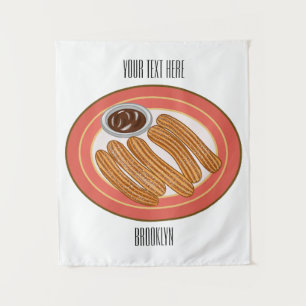 Tenture Caricature de Churro