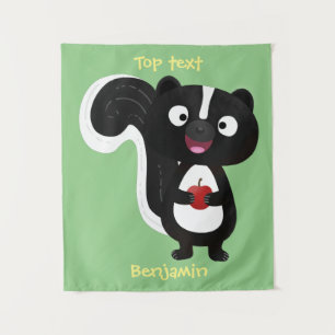 Tenture Caricature de skunk jote happy