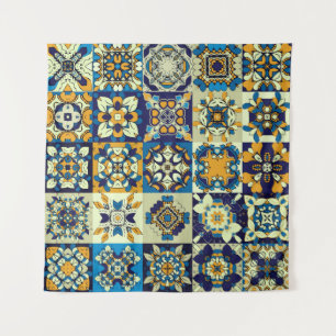 Tenture Carreaux d'ornement : Ensemble Décoratif Tradition
