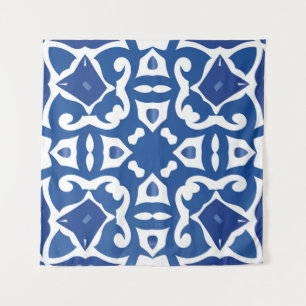 Tenture Carreaux en céramique azulejo portugal. p transpar