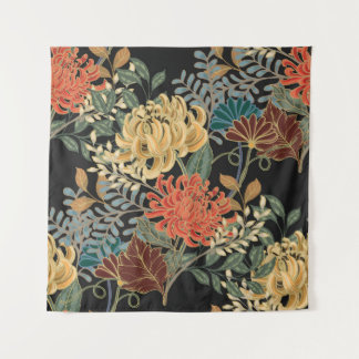 Tenture Carrelage Mehndi Tracery : Design Ethnique Sans Me