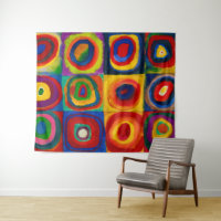 Carrés avec cercles, Abstraits, Wassily Kandinsky