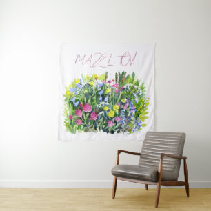 Tenture Carte postale de fleurs sauvages