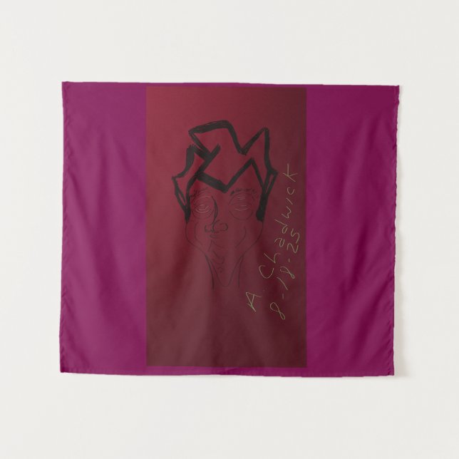 Tenture Cartoon Sketch  (Devant (Horizontal))