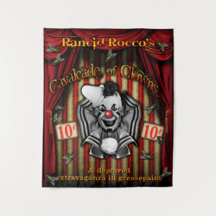 Tenture Cavalcade de Clowns Sideshow bannière
