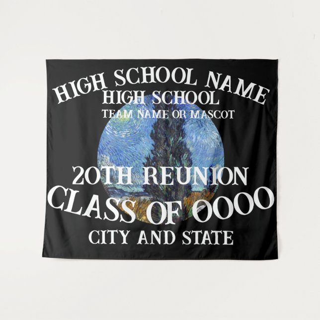 Tenture Célébration Classe de finissants Retraite 2024 Nav (Devant (Horizontal))