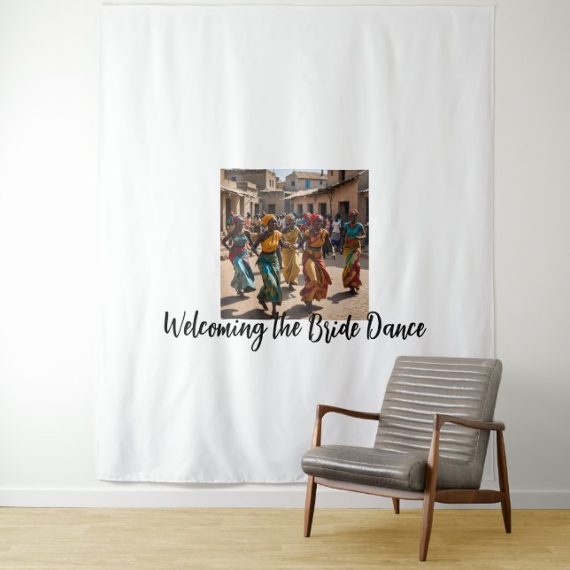 Tenture Célébration du retour de la mariée au foyer (En situation)