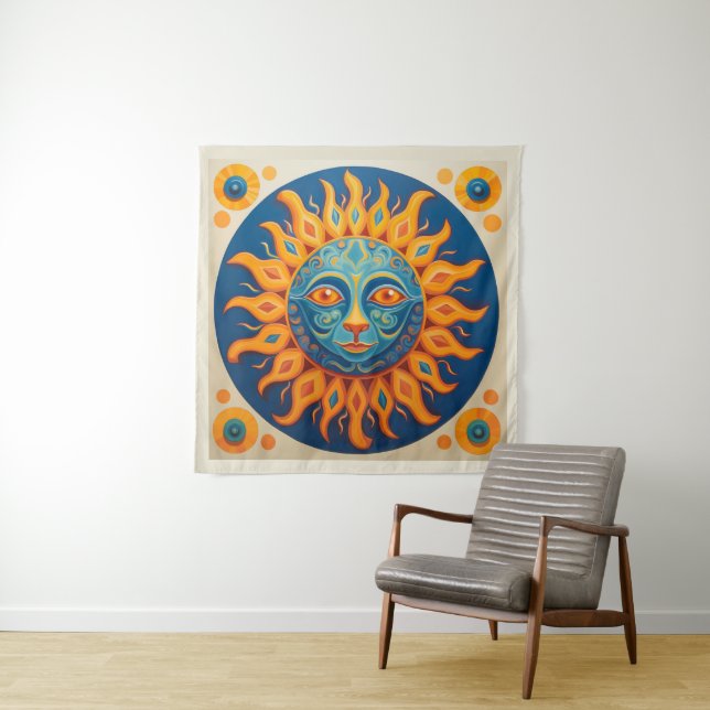 Tenture Célestial Sun (En situation)