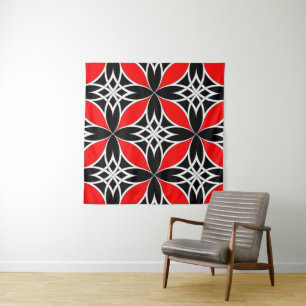 Tenture Celtic Miroir ( Papillon Rouge )