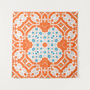 Tenture céramique mexicaine ancienne talavera. Vintage et