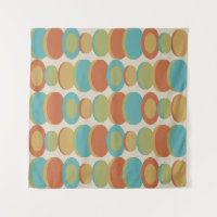 Cercles d'art Abstraits rétrogrades multicolores