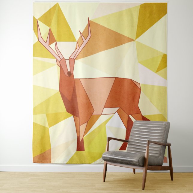 Tenture cerf (En situation)