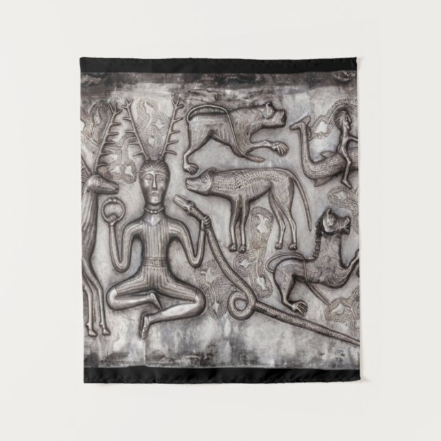 Tenture Cernunnos Gundestrup Cauldron (Devant)
