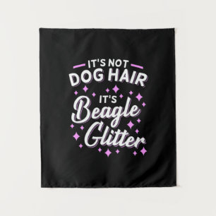 Tenture C'est Beagle Chien Paillettes