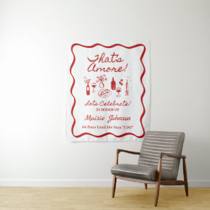 Tenture C'est un signe de Fête des mariées inspiré du fran