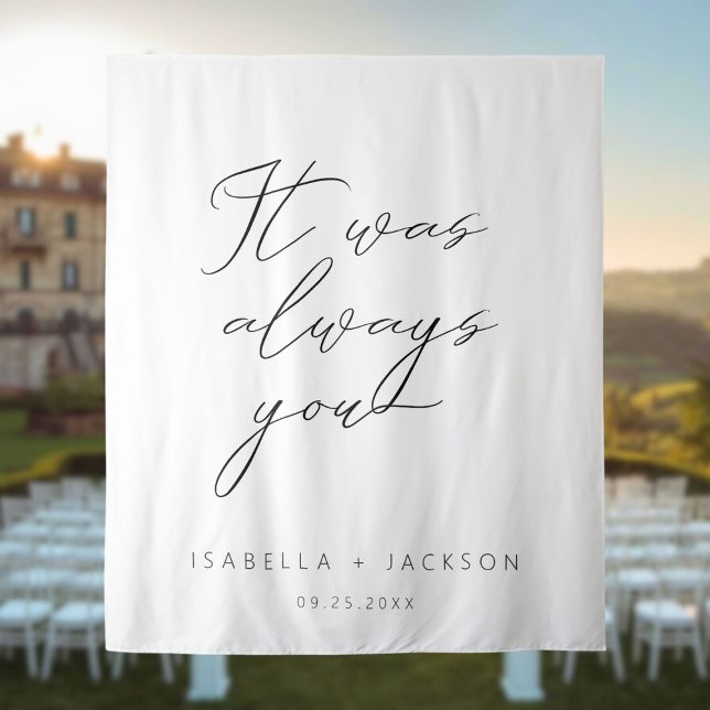 Tenture C'Était Toujours Toi (Créateur téléchargé)