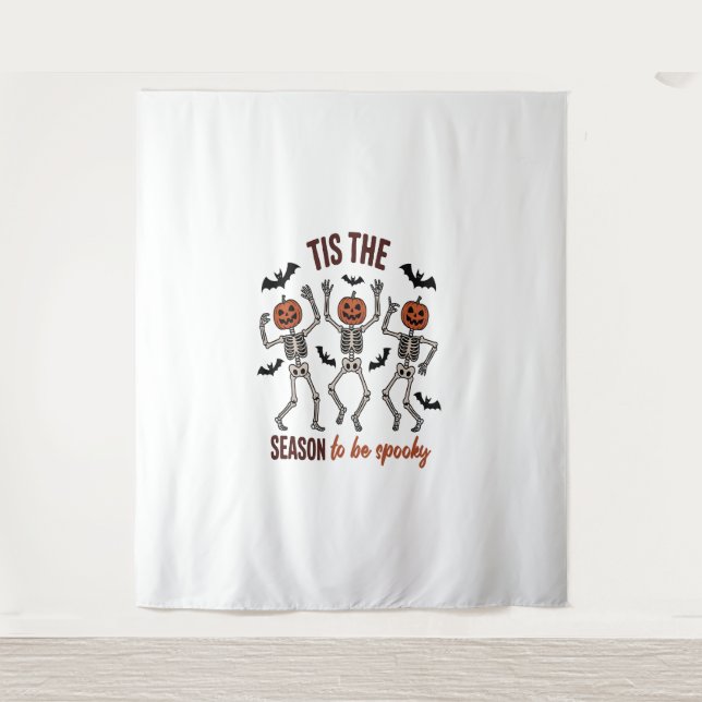 Tenture Cette saison sera Éffrayante (Devant)